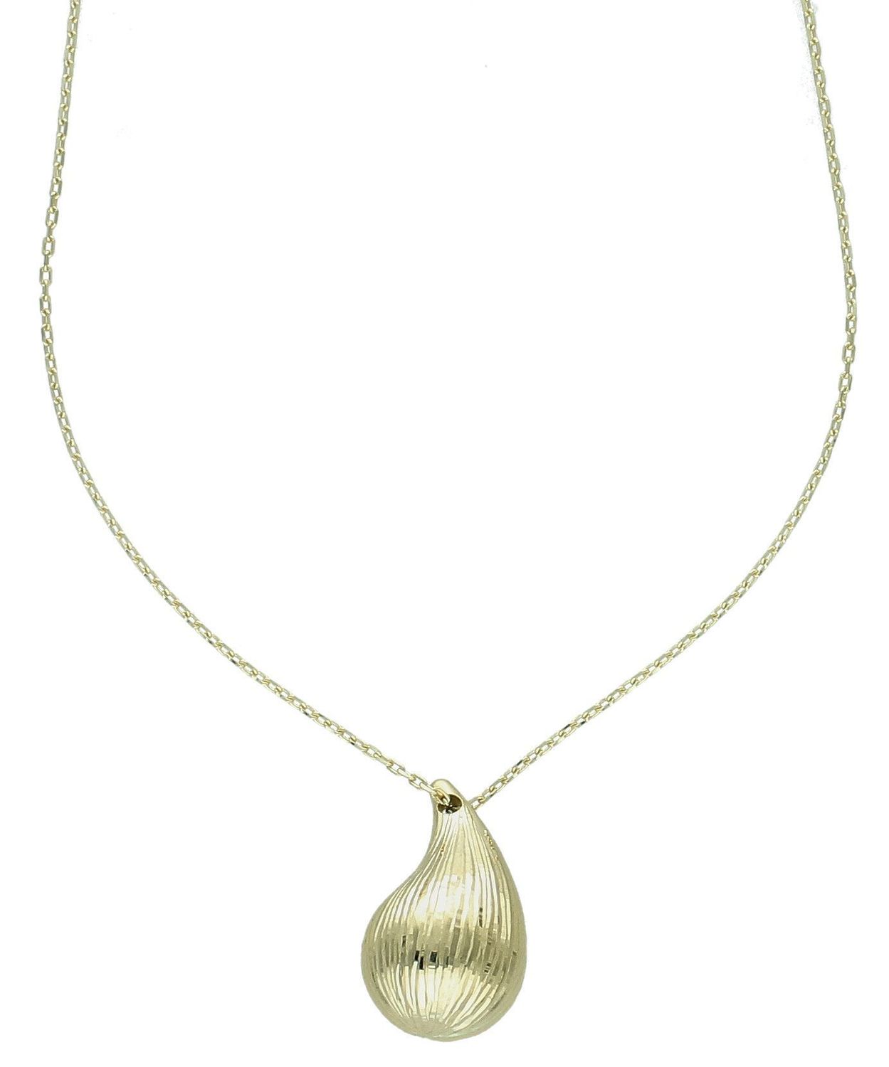 Złoty naszyjnik damski 375 kropla z ozdobnym grawerowaniem NA 3647 375 (3).jpg